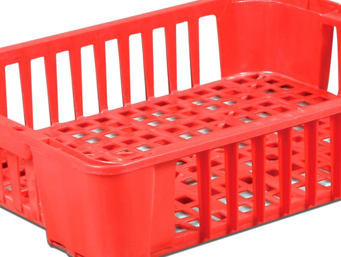 KS540網(wǎng)孔塑料周轉(zhuǎn)箱(內(nèi)脂豆制品箱)